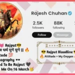 100+ Top Rajputana Instagram Bio for 2025